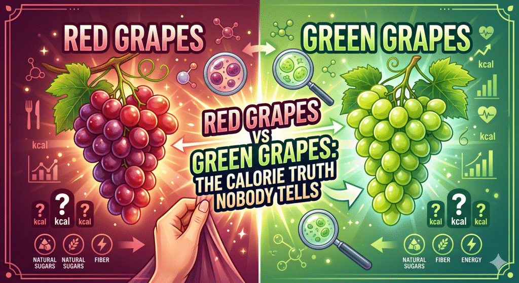 red and green grapes